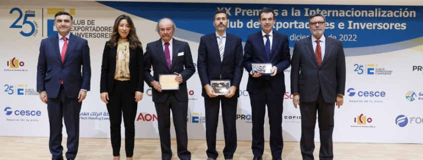 foto premios inter 2022 club exportadores