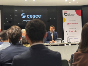 Pablo de Ramón-Laca, en un encuentro reciente con el Club de Exportadores.